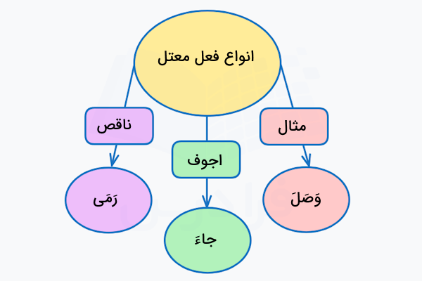 انواع فعل معتل در عربی