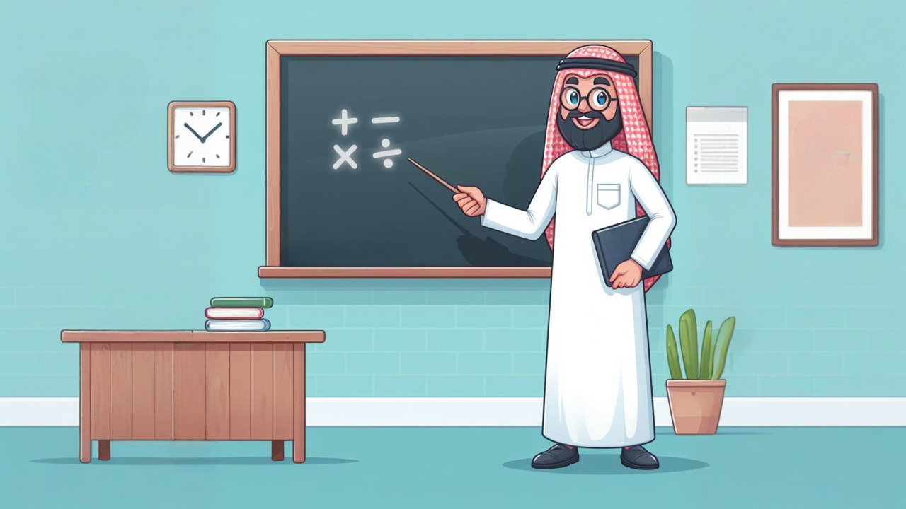 چهار عمل اصلی ریاضی در زبان عربی + توضیح، مثال و تمرین