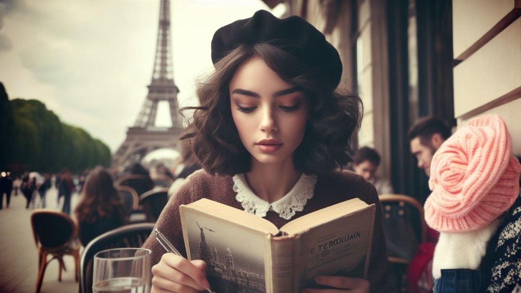دختری در حال مطالعه کتاب