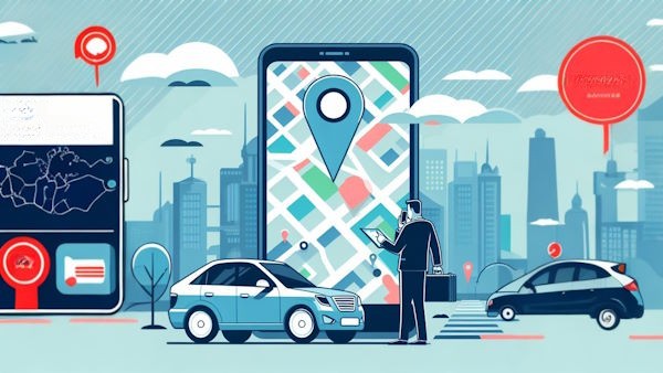 مردی در حال مسیریابی با استفاده از برنامه هوش مصنوعی گوشی است - کاربرد ماشین لرنینگ در صنعت حمل و نقل