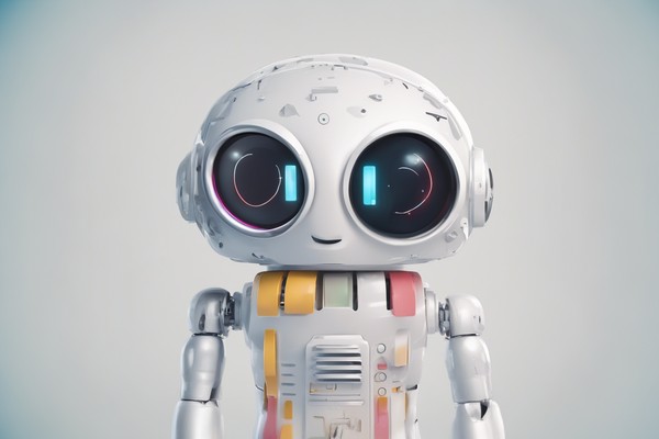 یک ربات هوش مصنوعی cute