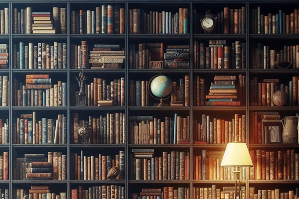 کتابخانه برای کتابهای گرامر زمان گذشته مقدم