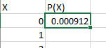 مثال محاسبه مقدار توزیع پواسون برای عدم مراجعه به سایت در هر دقیقه