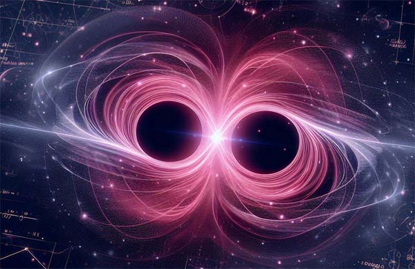 درهم تنیدگی کوانتومی بین دو سیاه چاله