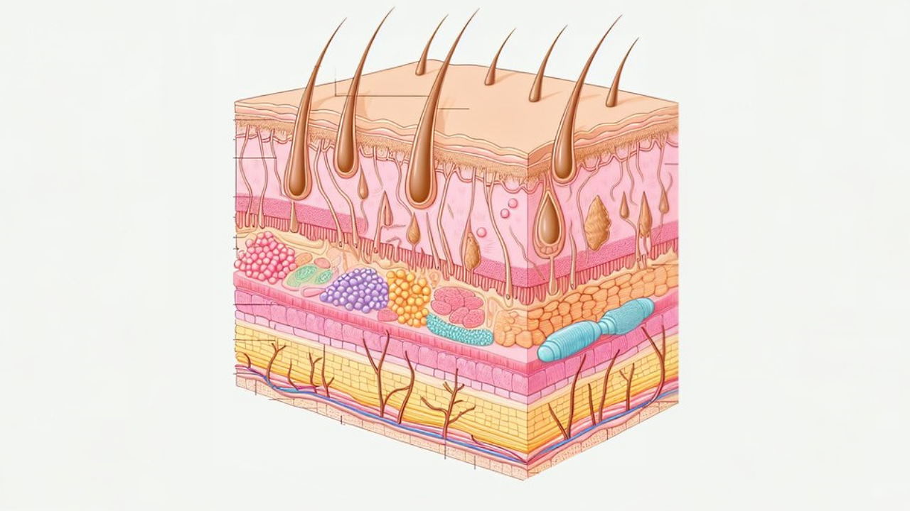 آناتومی پوست – به زبان ساده + ساختار و لایه های اصلی