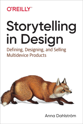 جلد کتاب storytelling in design در مطلب ux writing چیست