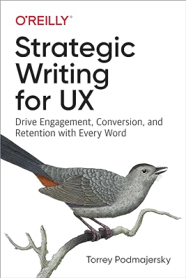 جلد کتاب نوشتن استراتژیک - UX Writing چیست