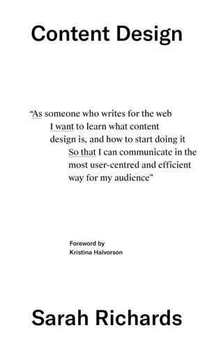 جلد کتاب the content design book در مطلب ux writing چیست