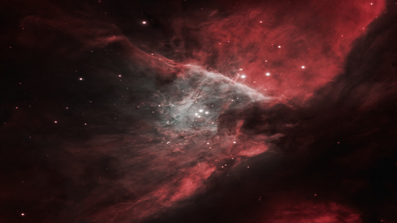 ستاره های ذوزنقه در مرکز سحابی شکارچی — تصویر نجومی ناسا