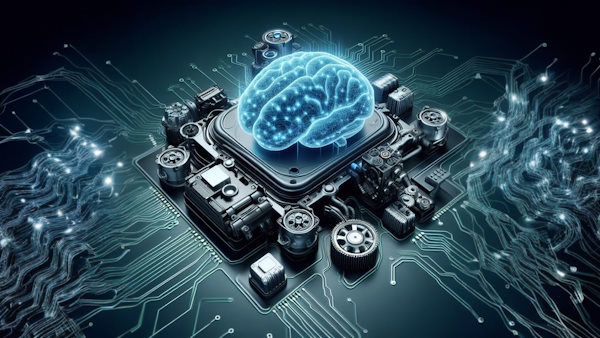  واحد کنترل موتور (ECU) خودرو به عنوان مغز دیجیتال پیشرفته، نمادی از نقش آن در مدیریت و بهینه‌سازی جوانب مختلف وسیله نقلیه.
