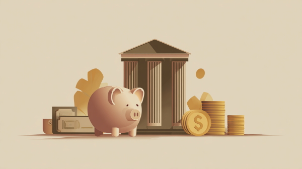 تصویری از نمادهای ثروت و سودآوری