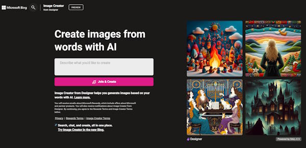 کاربرد هوش مصنوعی Bing Image Creator برای ساخت عکس - هوش مصنوعی میدجورنی