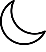 تصویر یک هلال ماه