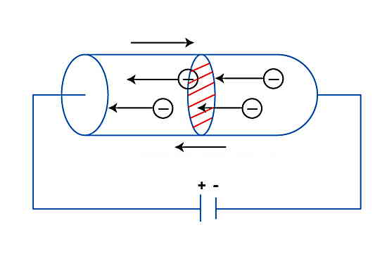 تصویر یک مدار با بزرگ‌نمایی یک بخش نشان داده شده است.