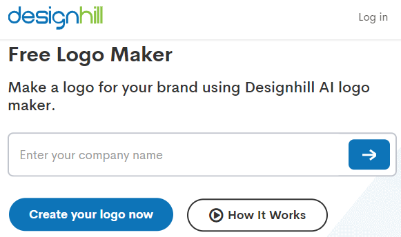 وب سایت designhill