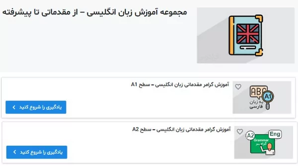 دوره‌های آموزشی گرامر فرادرس