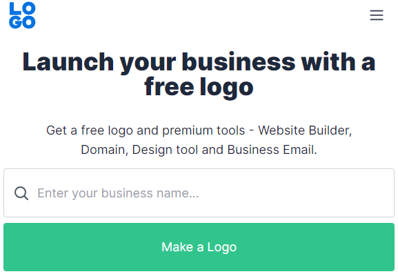 سایت ساخت لوگو با هوش مصنوعی logo.com