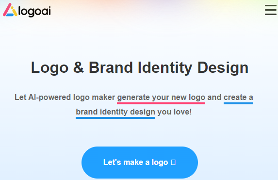 سایت ساخت لوگو با هوش مصنوعی logoai