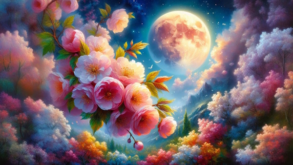 ماه و گل های صورتی در جنگلی رنگارنگ - تفاوت اسم مصدر و حاصل مصدر 