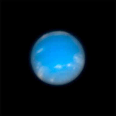 تصویر تلسکوپ فضایی هابل از سیاره نپتون