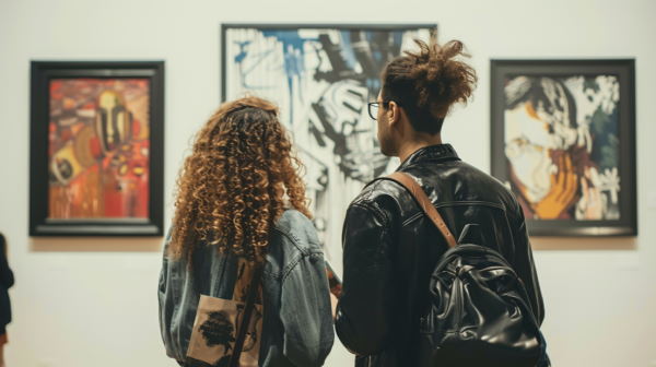 تصویر دو نفر در گالری