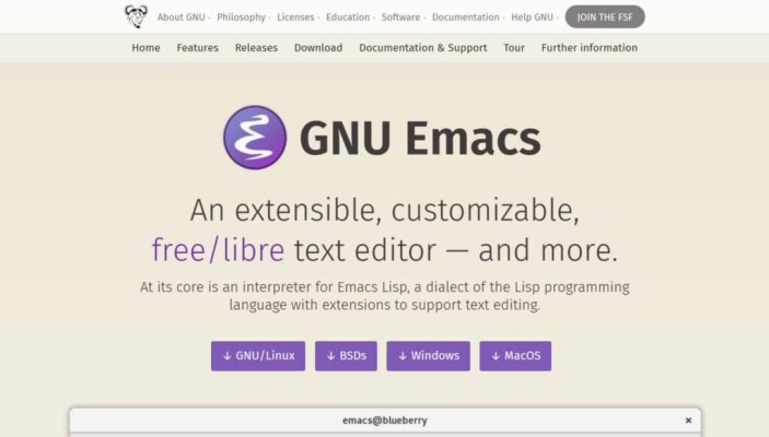 ویرایشگر GNU Emacs - بهترین IDE برای PHP