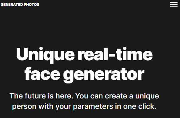 سایت ساخت چهره با هوش مصنوعی Unique Real-Time Face Generator