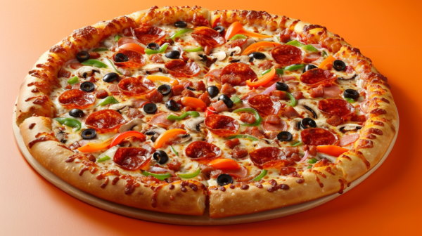 تصویر یک پیتزا