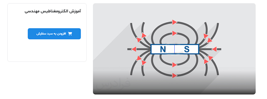 فیم آموزش الکترومغناطیس مهندسی فرادرس