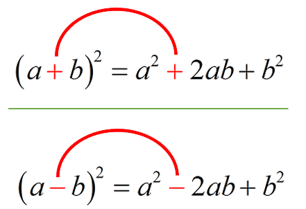 دو فرمول ریاضی در تصویر نوشته شده است.