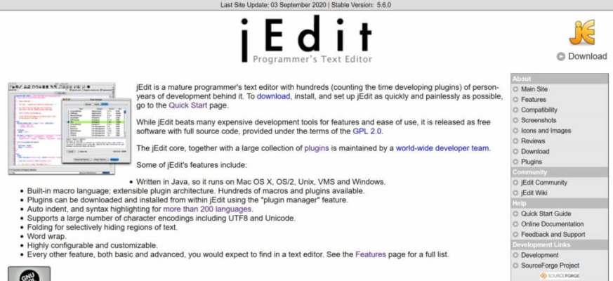 ویرایشگر کد jedit - بهترین IDE برای PHP