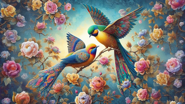 پرنده ها و گلهای زیبای ایرانی-وزن عروضی چیست
