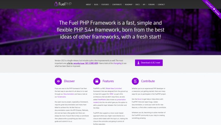 فریمورک FuelPHP - بهترین فریمورک های PHP