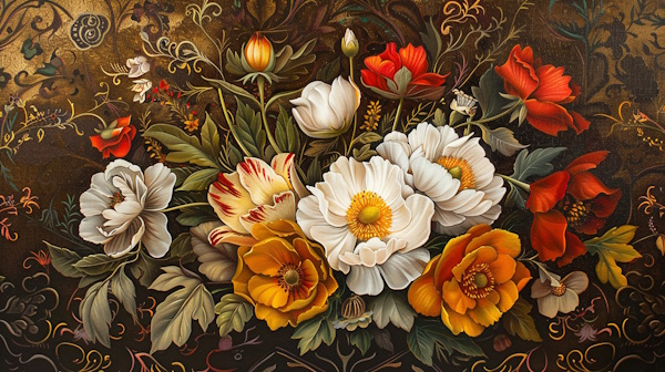 انواع گلهای رنگارنگ ایرانی
