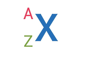 حروف X و A و Z