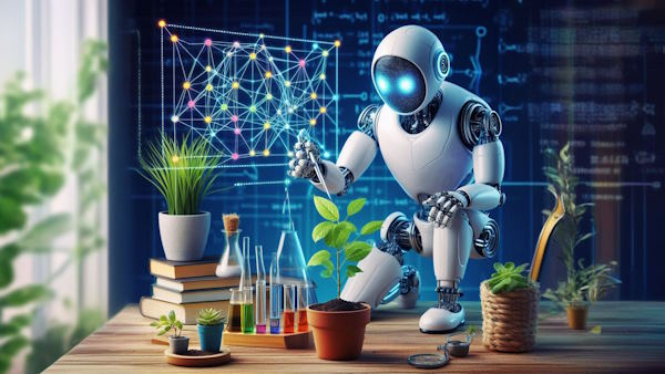 ربات هوش مصنوعی در حال بررسی رشد گیاهان است و از آن برای توسعه الگوریتم استفاده می کند - الگوریتم های فراابتکاری