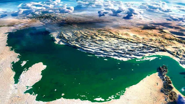 تصویر هوایی خلیج فارس