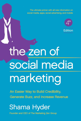 جلد کتاب the zen of social media marketing