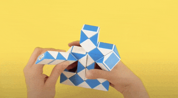 مرحله ۱۳ ساخت هواپیما با Snake Rubik سی و شش تایی