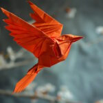 ساخت اوریگامی پرنده – مرحله به مرحله و تصویری