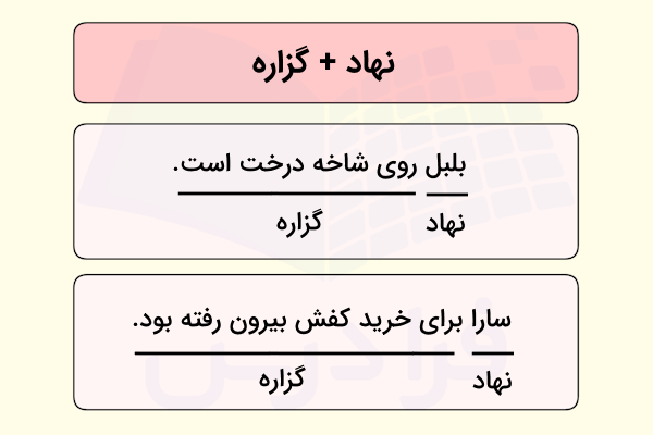 مثال نهاد و گزاره