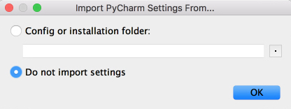 صفحه مربوط به وارد کردن تنظیمات پایچارم - PyCharm چیست