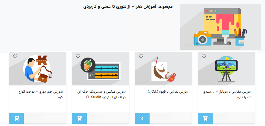 مجموعه فیلم آموزش هنر فرادرس