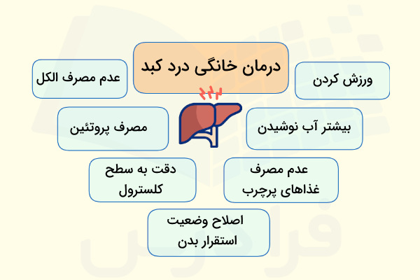 درمان خانگی درد کبد - درد کبد کجاست