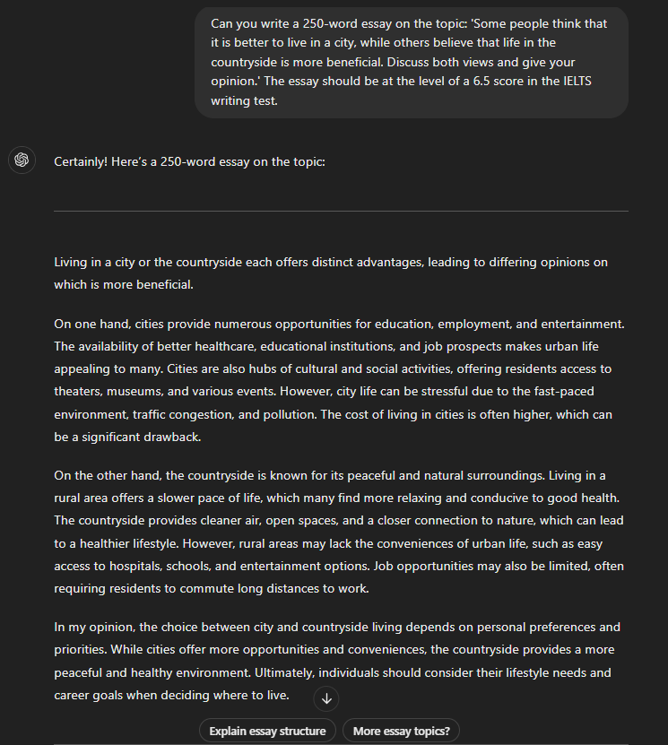 نمونه essay که توسط ChatGPT نپشته شده است.