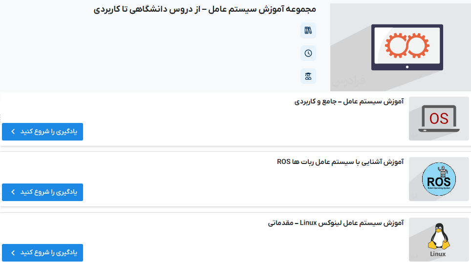 مجموعه آموزش سیستم عامل – از دروس دانشگاهی تا کاربردی