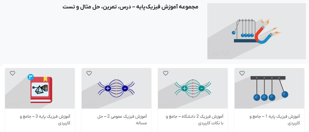 تصویری از مجموعه آموزشی فیزیک پایه با حل مثال و تمرین از فرادرس