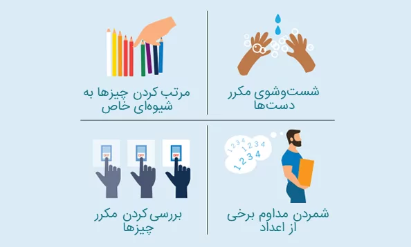 علائم اختلال وسواس فکری عملی