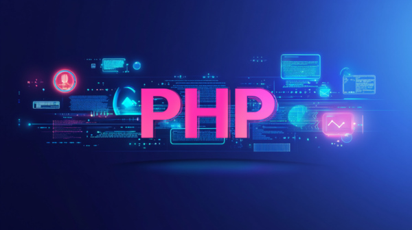 متن php در فضای کد نویسی با پس‌زمینه رنگی