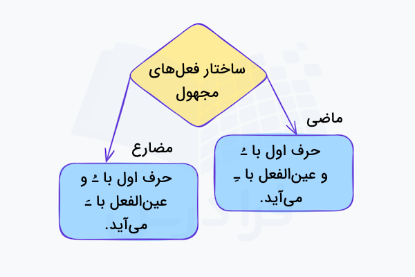 ساختار فعل های مجهول در عربی